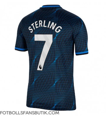 Chelsea Raheem Sterling #7 Replika Bortatröja 2023-24 Kortärmad